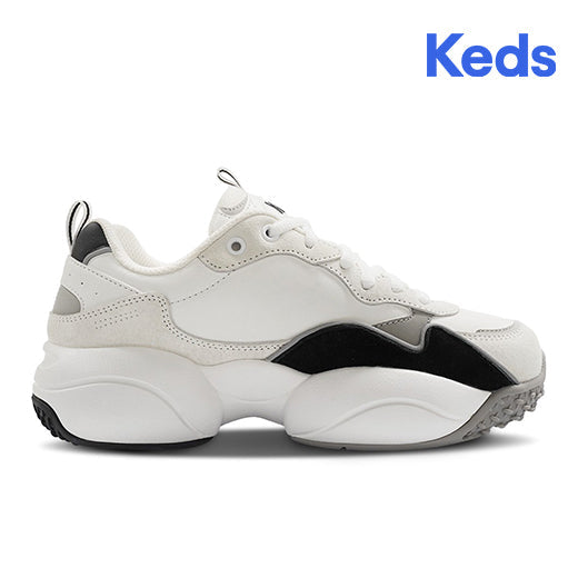 Women's Bounce Sneaker White/Black — Versatile