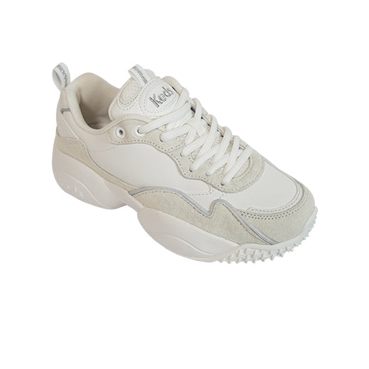 Women's Bounce Sneaker White/Silver — Versatile