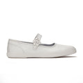 Womens Maisie Mary Jane Grosgrain Light Grey Sneakers