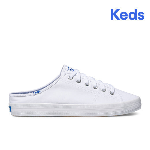 Women's Kickstart Mule Canvas White — Casual