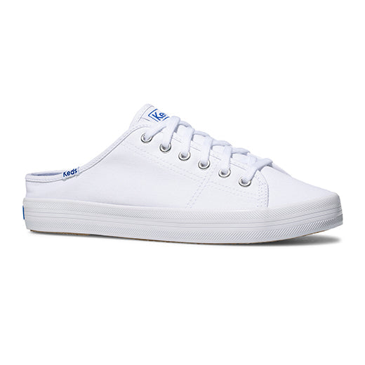 Women's Kickstart Mule Canvas White — Casual