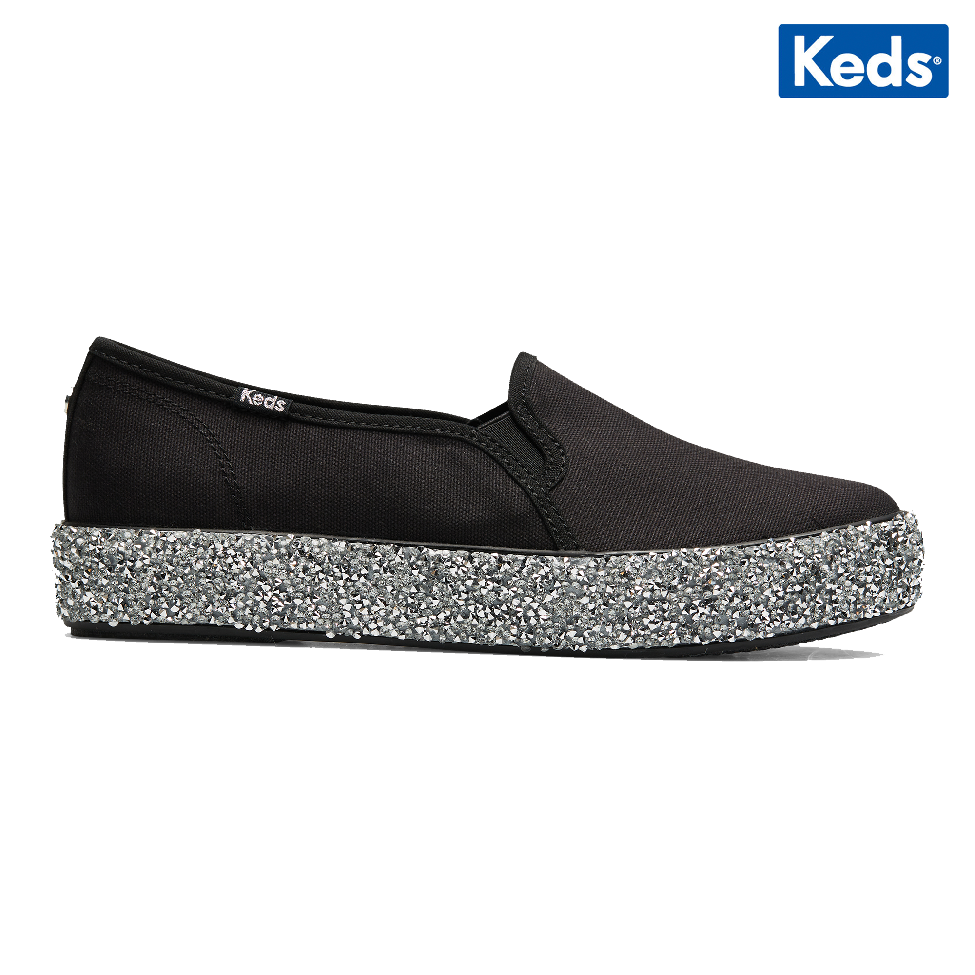 Women's Triple Decker Rock Salt Black/Silver — Timeless