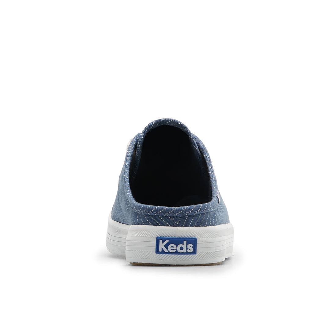 Women's Kickstart Mule Canvas Stripe Blue — Casual