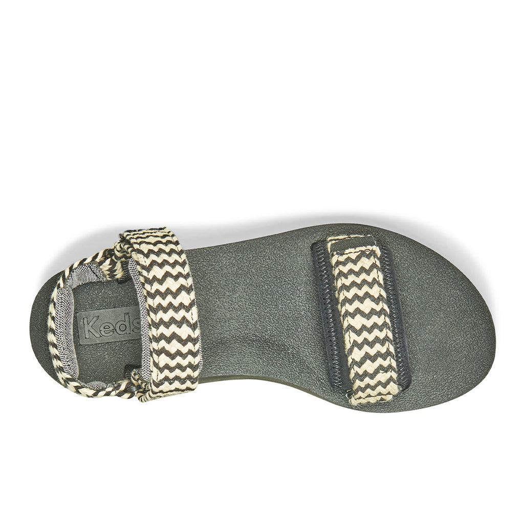 Women's Trio Platform Jute Sneaker Black