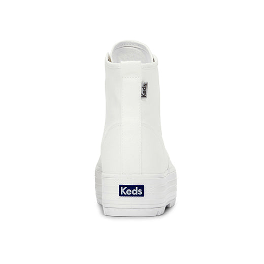 Women's The Platform Mid Lug Canvas Snow White — Elevated