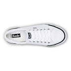 Women's Jump Kick Canvas Bumper Foxing Sneaker White