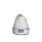 Women's The Platform Canvas Spot Stripe Foxing Sneaker White