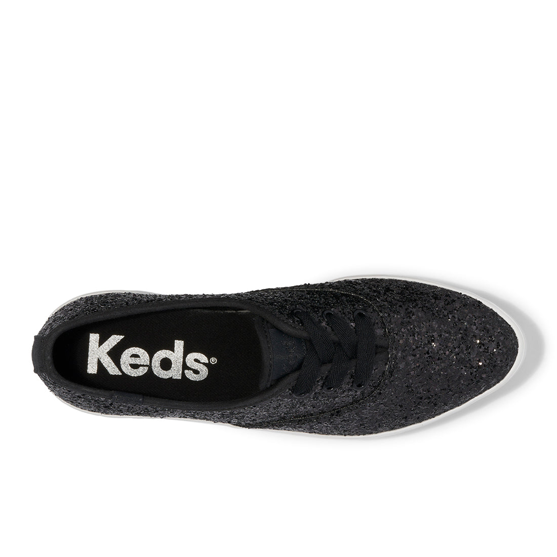 Keds Womens' Point Glitter Cel Black — Timeless