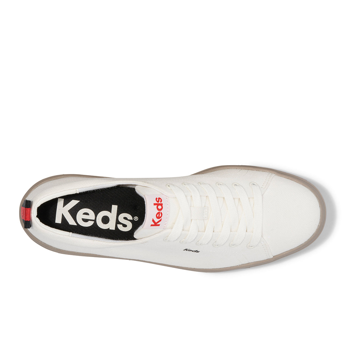 Keds Womens' Skyler Heavy Twill Sneaker White — Versatile