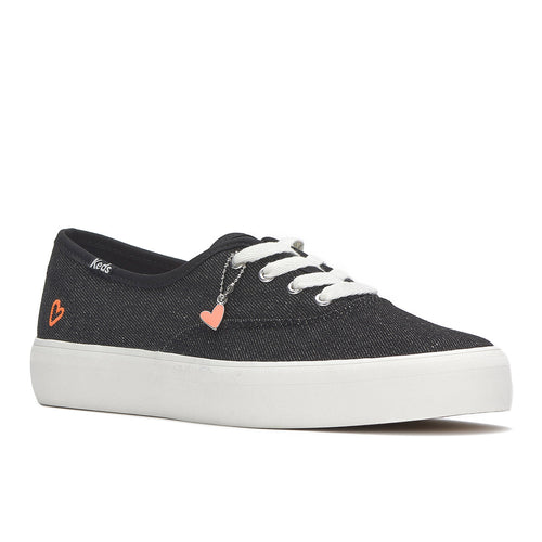 Keds Champion Gender Neutral Washed Denim Sneaker Black — Versatile