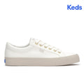 Women's Jump Kick Canvas Tone Off Foxing Sneaker Snow White