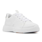 Women's Blisswalk Lace Pu Sneaker White/Silver