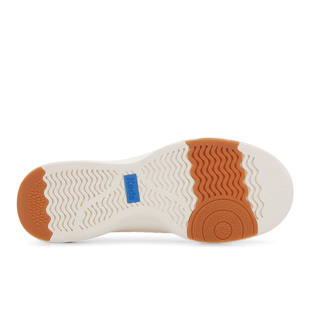 Women's Blisswalk Skimmer Starburst Eng Knit Snow White Sneaker — Versatile