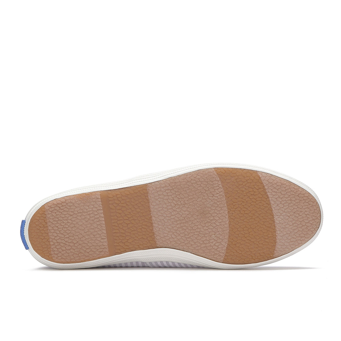 Womens Champion Round Toe Slip Ticking Stripe Sneaker Gray — Easygoing