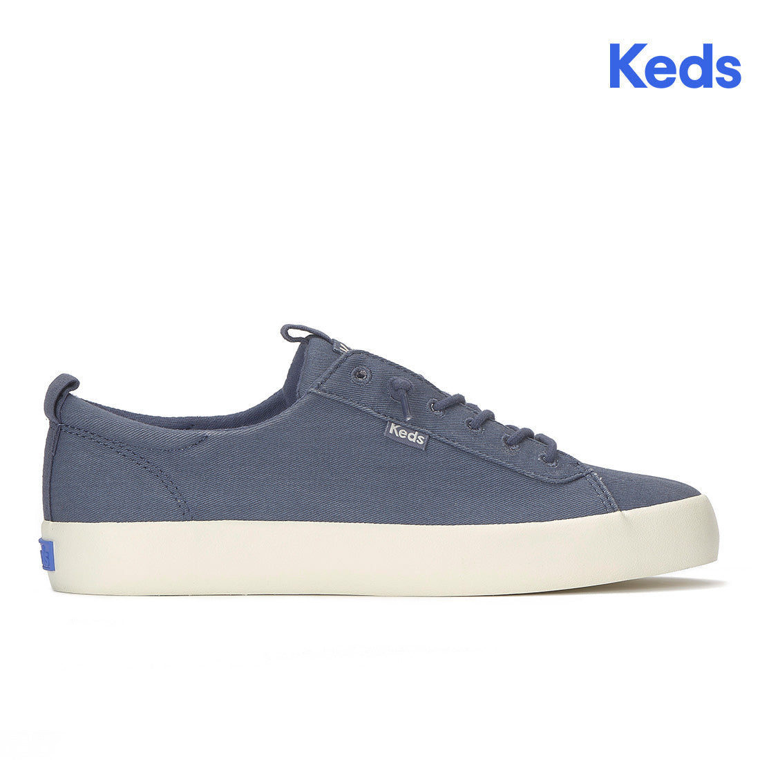 Keds Kickback Washed Twill Vintage Indigo — Timeless
