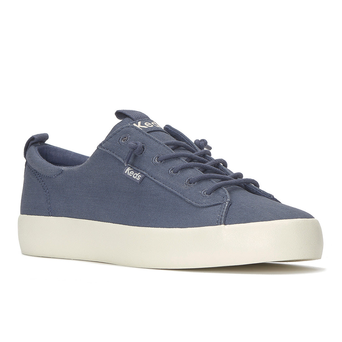 Keds Kickback Washed Twill Vintage Indigo — Timeless