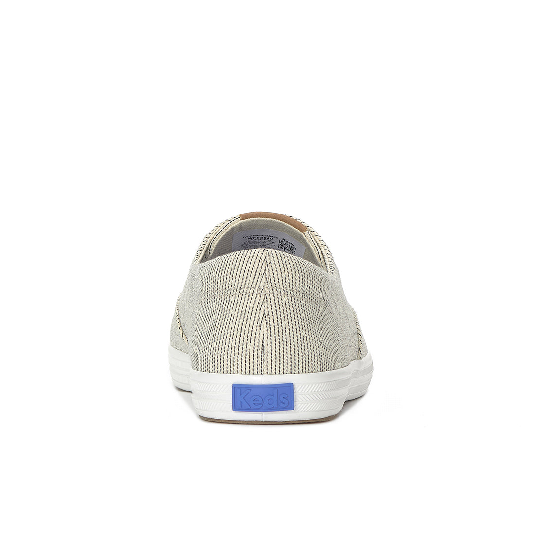 Keds Champion Round Toe Slip Seed Stripe Sneaker Cream — Easygoing
