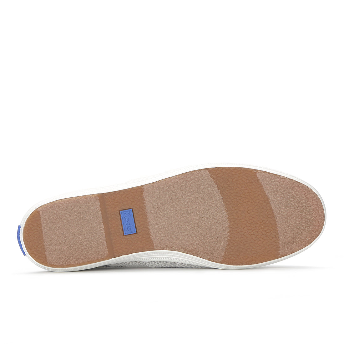Keds Champion Round Toe Slip Crosshatch Textile Sneaker Light Grey — Easygoing