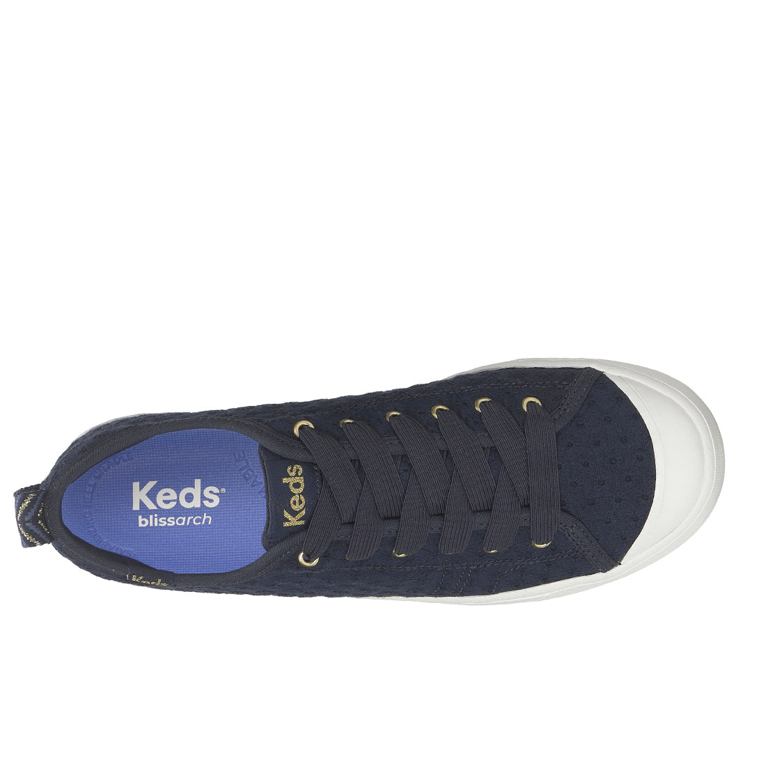 Keds Cruise Mini Daisy Eyelet Navy — Timeless