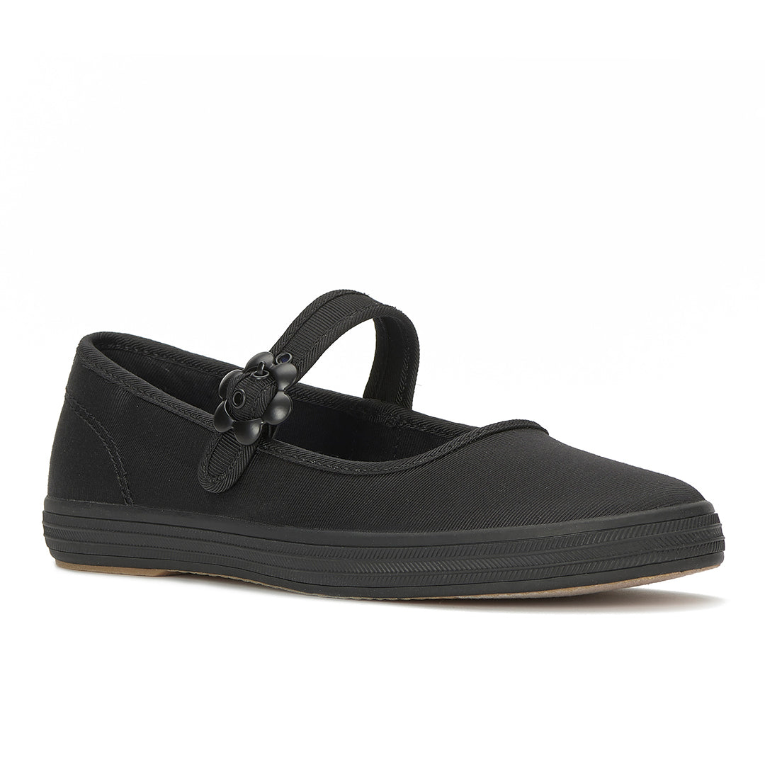 Women's Maisie Mary Jane Grosgrain Black/Black Sneaker — Versatile