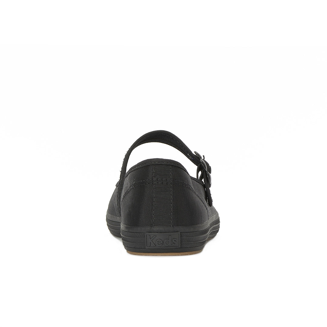 Women's Maisie Mary Jane Grosgrain Black/Black Sneaker — Versatile