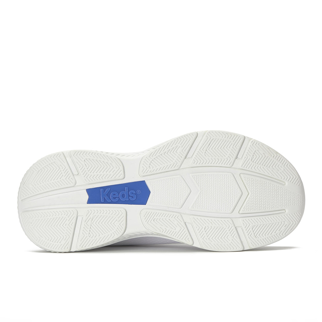 Women's Blissmove Lace Mesh/Leather White/Silver Sneaker