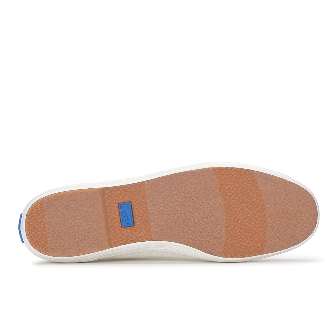 Women's Keds Champion Eng Knit Snow White Sneaker — Versatile