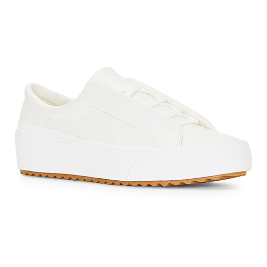 Women's Remi Leather Snow White — Polished