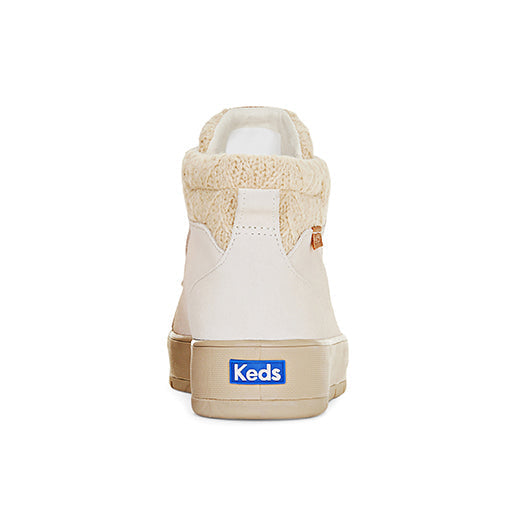 Women's Tahoe Suede Cable Knit Boot Oatmeal — Weather-Ready