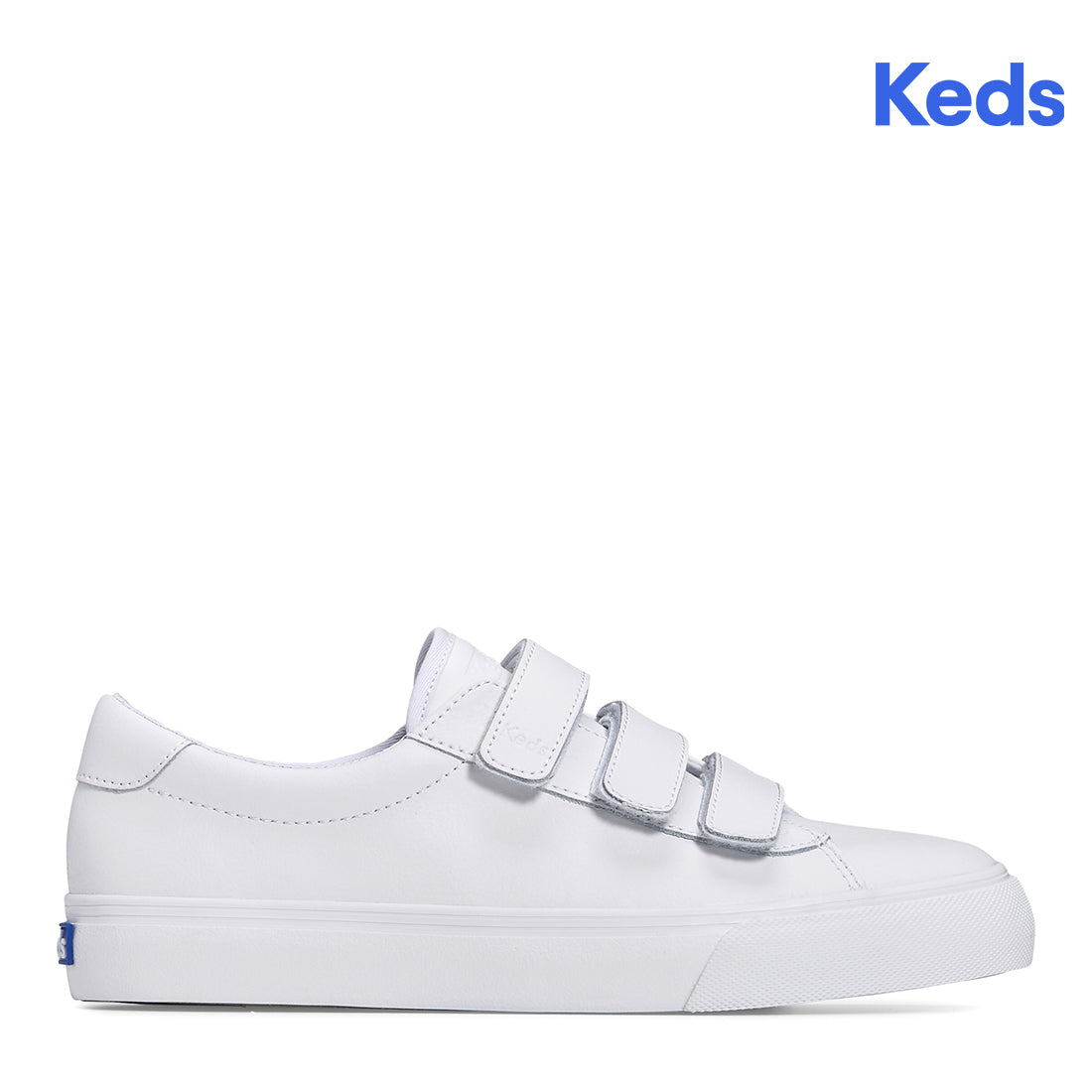 Women's Jump Kick V Leather Sneaker White — Polished