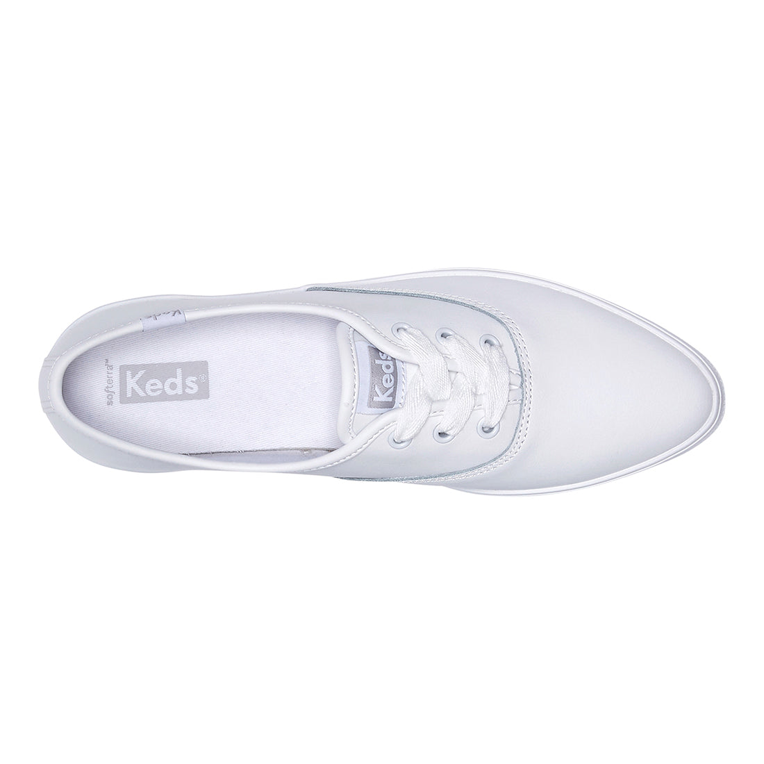 Women's Point Leather Sneaker White — Polished
