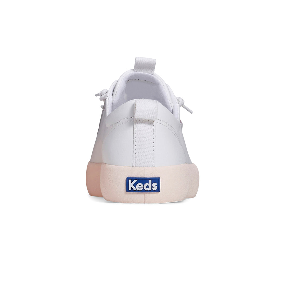 Women's Kickback Leather Pop Foxing SMU Sneaker White/Blush — Polished