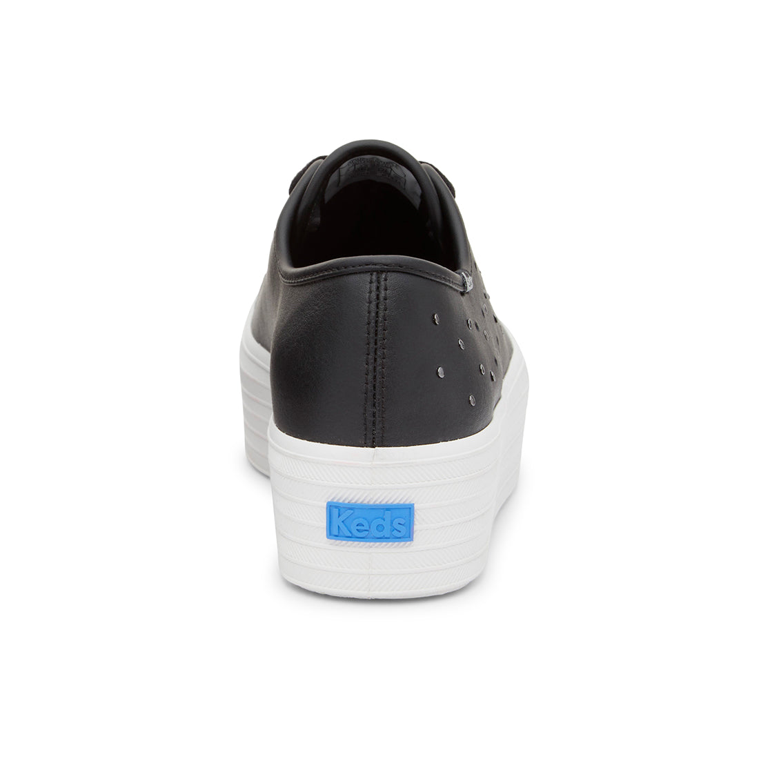 Keds Womens' Triple Up Leather Light Up Black — Polished