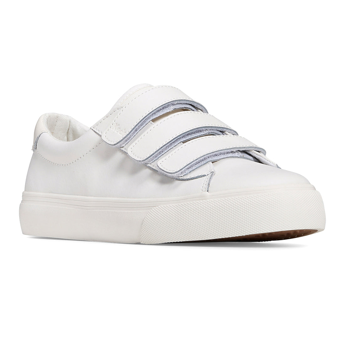 Women's Jump Kick V Leather Pop Foxing SMU Sneaker White/Cream — Polished