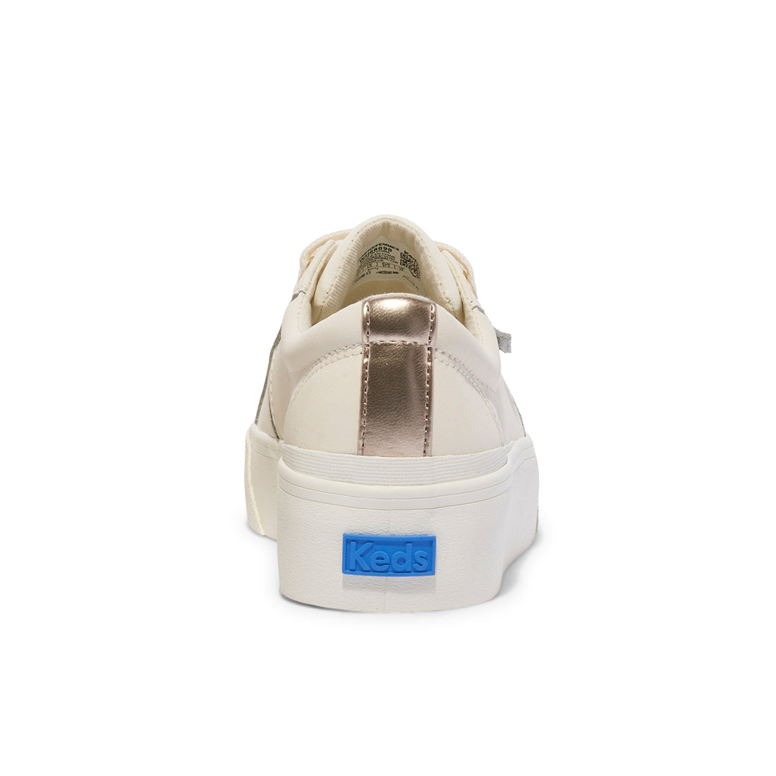 Women's Jump Kick Duo Leather Metallic Pops Off-White Sneaker — Polished