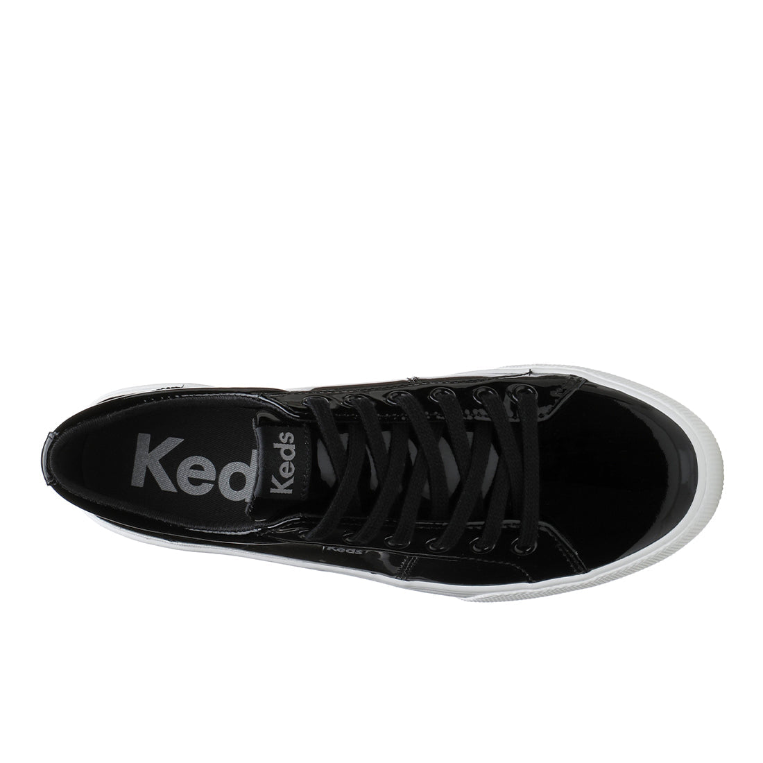 Keds Womens' Jumpkick Duo Patent Leather Black