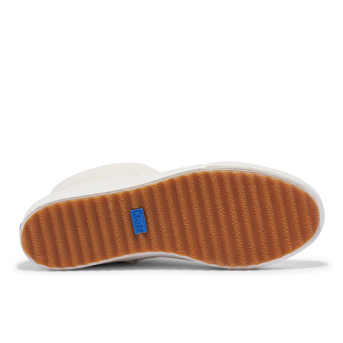 Keds Womens' Remi Mid Zip Leather Off White — Polished
