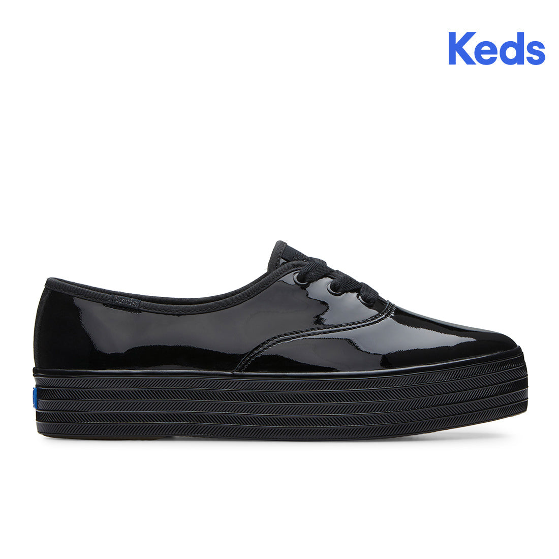 Keds Womens' Point Patent Leather Black — Polished