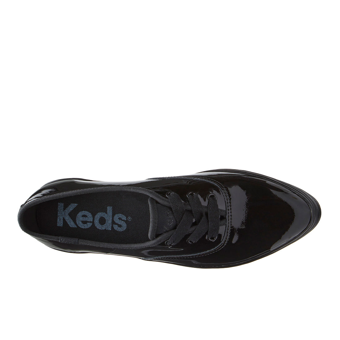Keds Womens' Point Patent Leather Black — Polished