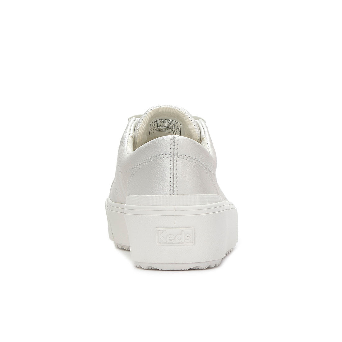 Women's Remi Mini Bow Leather Sneaker Pearlized White