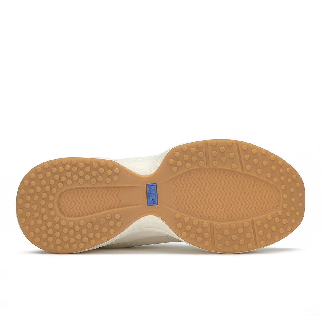 Women's Cross City Trainer Leather Sneaker Egret/Champagne — Polished