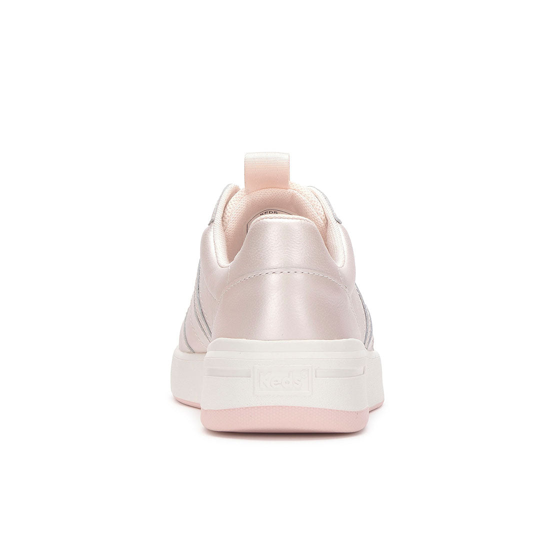 Women's The Court II Pearlized Leather Sneaker Pearlized Pink — Polished