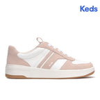 Women's The Court II Leather/Suede Sneaker White/Blush
