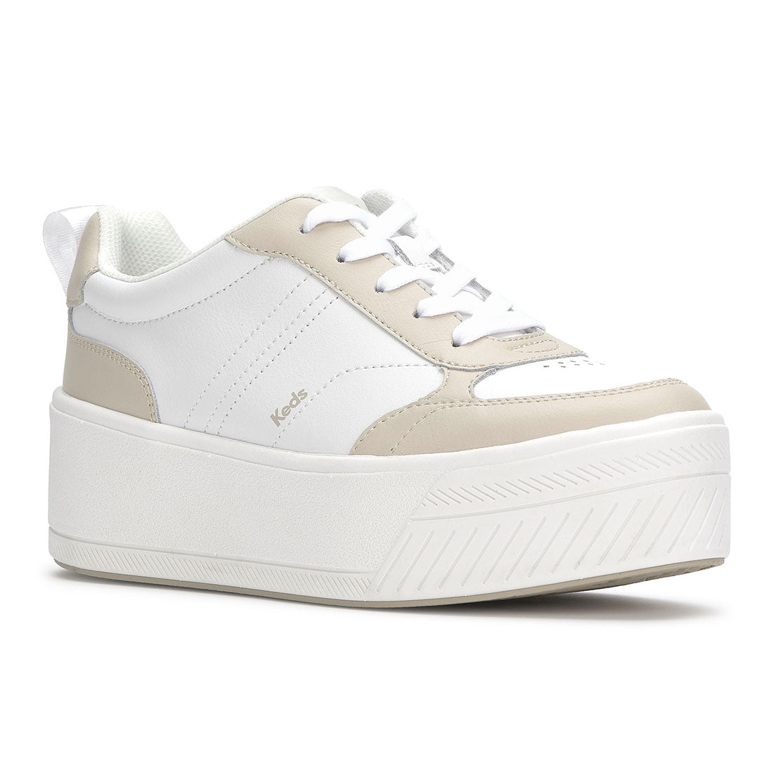 Women's Skyler II Leather White/Beige — Polished