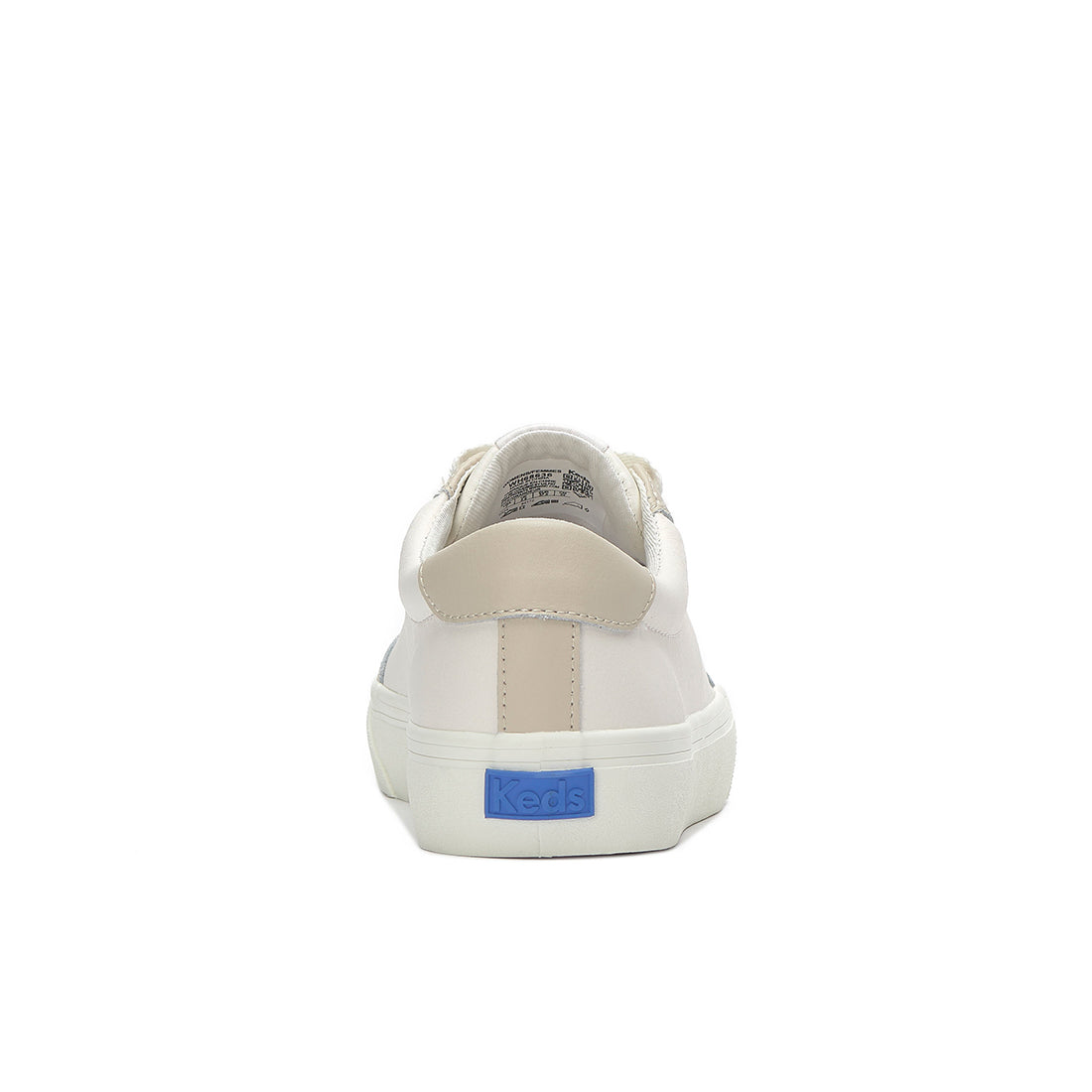 Women's Jump Kick T-Toe Leather Sneaker Snow White/Oatmeal — Polished