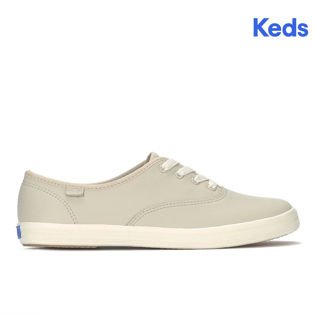 Keds Champion Leather Sneaker Oatmeal — Polished