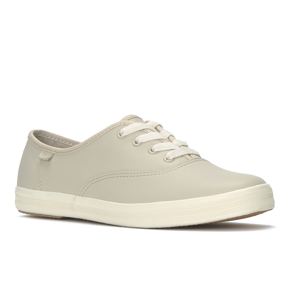 Keds Champion Leather Sneaker Oatmeal — Polished