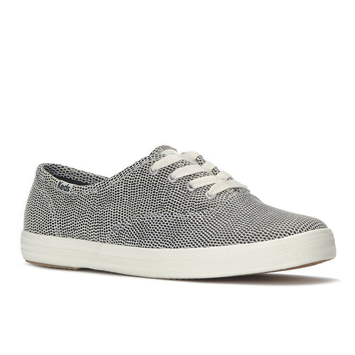 Keds Champion Dalmata Leather Sneaker Black/Whitel