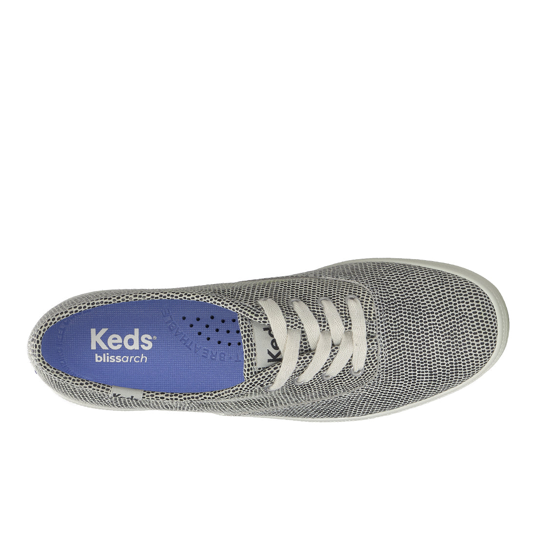 Keds Champion Dalmata Leather Sneaker Black/Whitel — Polished