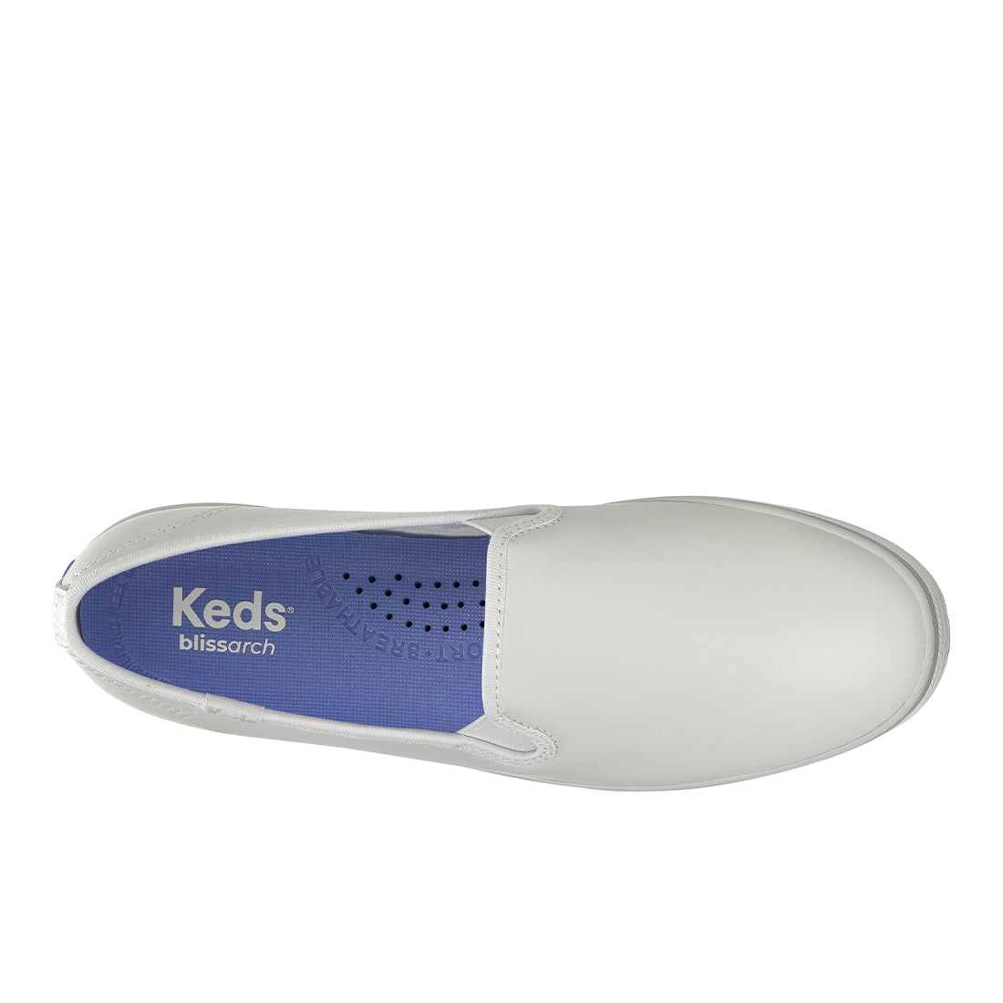Keds Champion Slip Leather Foxing Stripe Sneaker Snow White — Easygoing